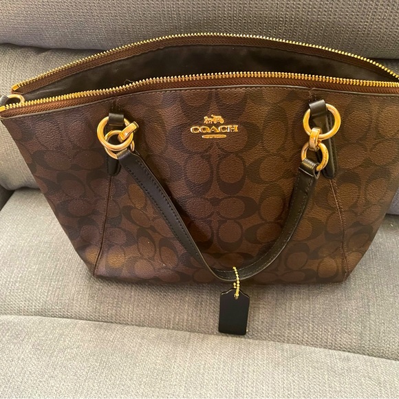 Coach Purse Brown - Picture 1 of 9